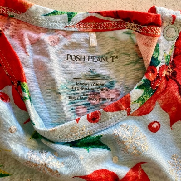 Posh Peanut Winter Lily Skirted Bodysuit - Picture 2 of 3